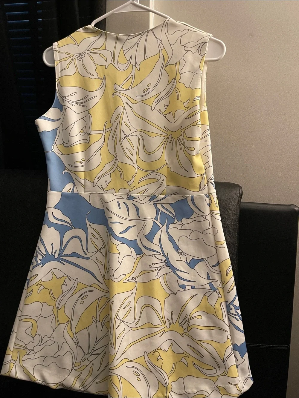 Zara Womens Multicolor Floral Scuba Tropical Leaf Stretch Dress Sz: L NWOT - Picture 11 of 14